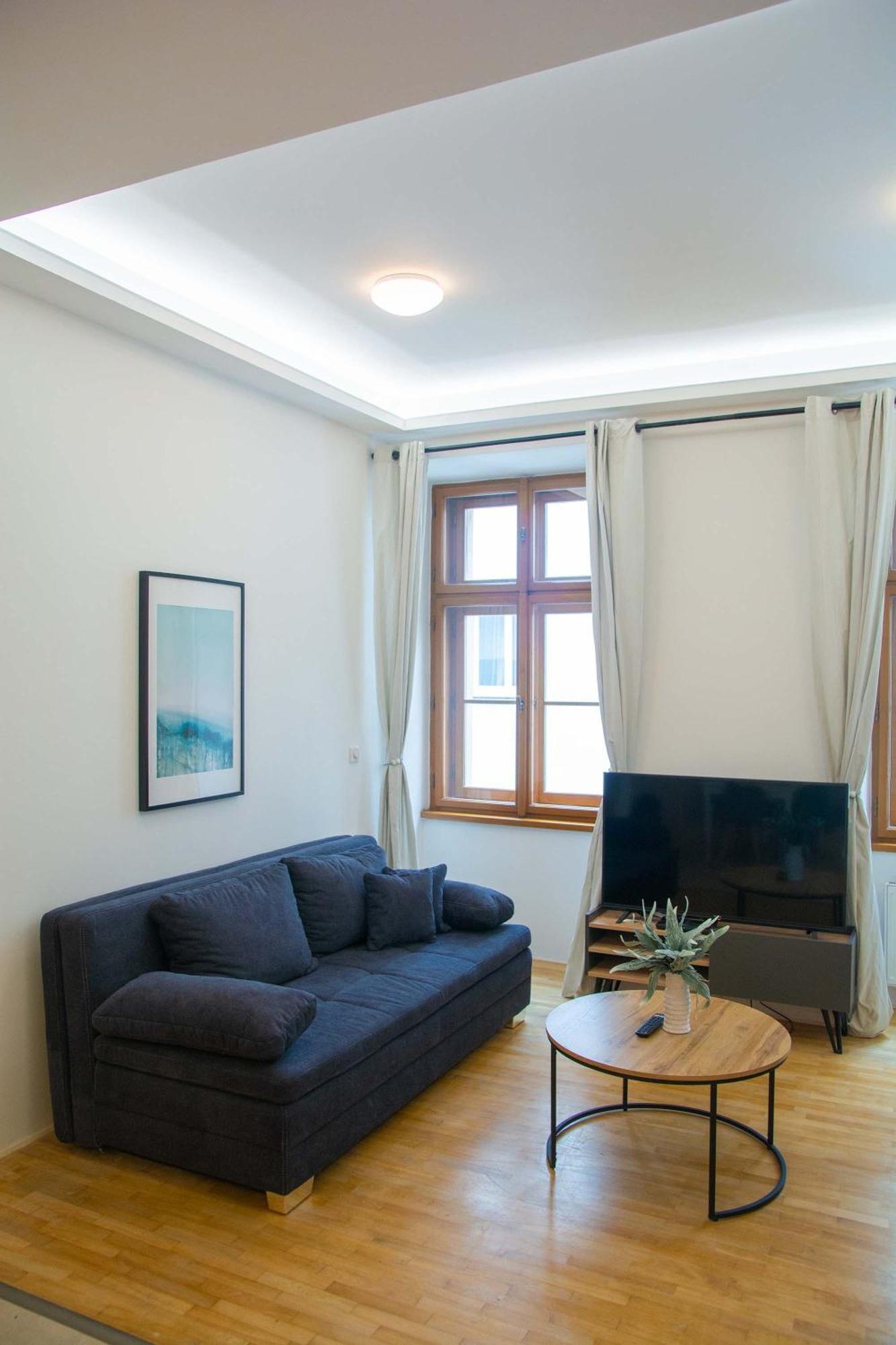 City Centre Apartment With Parking Prága Kültér fotó